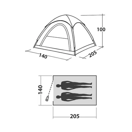 Easy Camp 200 tente 4