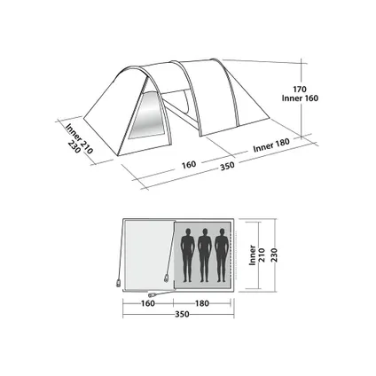 Easy Camp Galaxy 300 tent 3