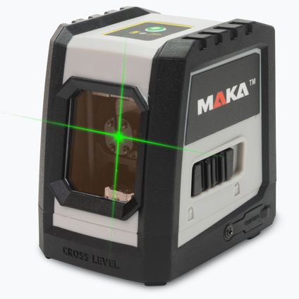 Laser Croix Vert MAKA - Rechargeable par USB-C - 0,3 mm/m - Auto-nivellement à 4° - Aimants intégrés
