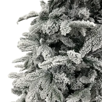 Excellent Trees® Sapin de Noël Otta avec neige 210 cm - avec base en métal 5