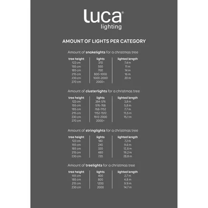 Luca Lighting verlichting - 240 leds- 1800 cm - helder wit 3