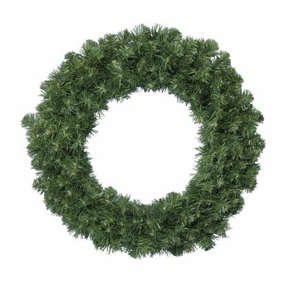 Decoris Kerstkrans - groen - 35 cm