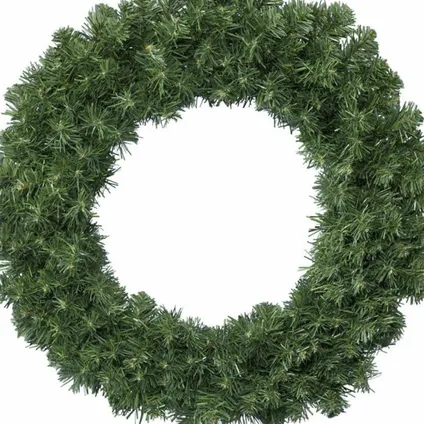 Decoris Kerstkrans - groen - 35 cm 2