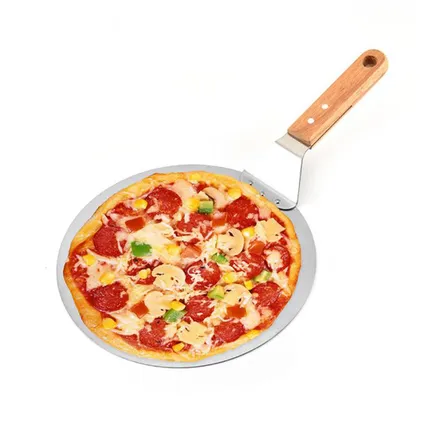 Flokoo - Pizzaschep - Houten Handvat - 30cm Pizzaschep - Pizzaspatel 3