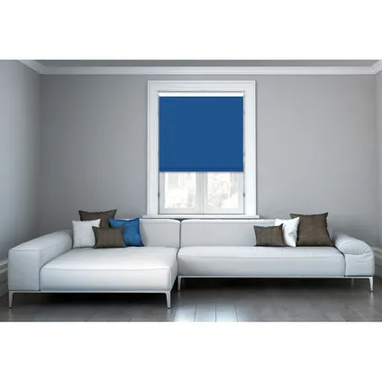 Store Enroulant ECD Germany Occultant 100 x 230 cm - Bleu Foncé - Klemmfix - Sans Perçage