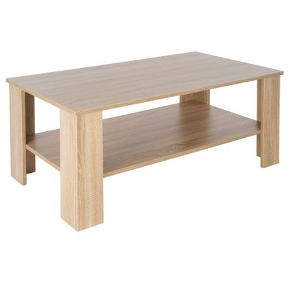 Table basse de salon ML-Design sonoma chêne table d'appoint moderne 100 x 57 x 43 cm