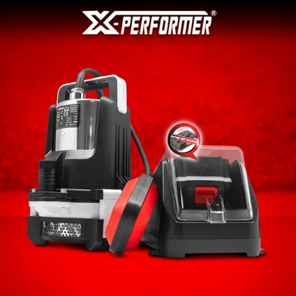 X-Performer - Snoerloze 20V kelderpomp voor helder water - Geleverd zonder batterij 4