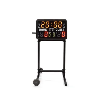 Perel Scorebordhouder voor het scorebord WC201, met wielen, 108 x 18,5 cm, zwart 5