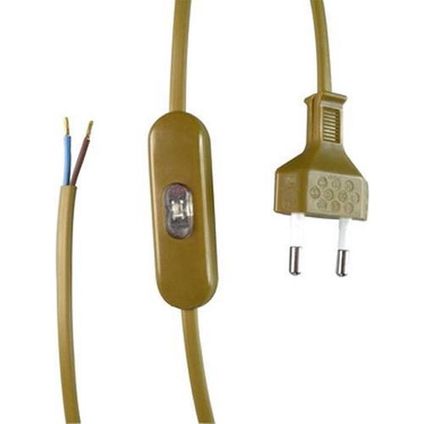 Câble de connexion Reclo 2mètres + dimmer - 10-150W - Or