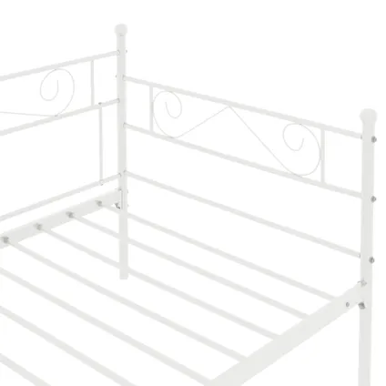 ML-Design dagbed 90x200 cm metalen bed op stalen frame met hoofdbord en voeteneind 5