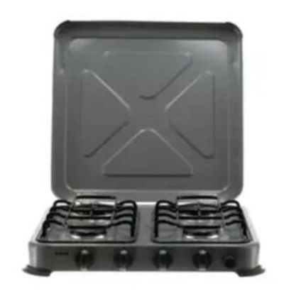 Gimeg kooktoestel 4-pits grijs beveiligd en ontst.