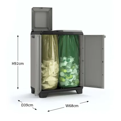 Keter Planet Recycling cabinet 4