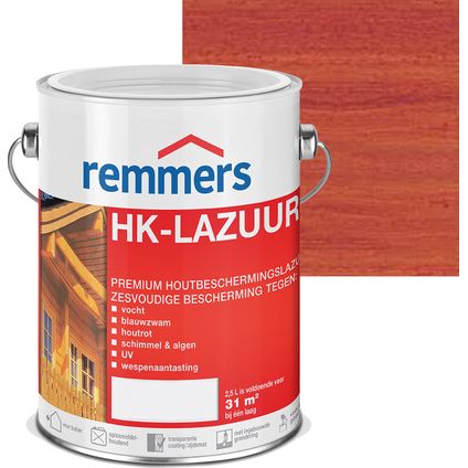 Remmers HK lazuur 3 in 1 houtbescherming Mahonie 2,5 liter