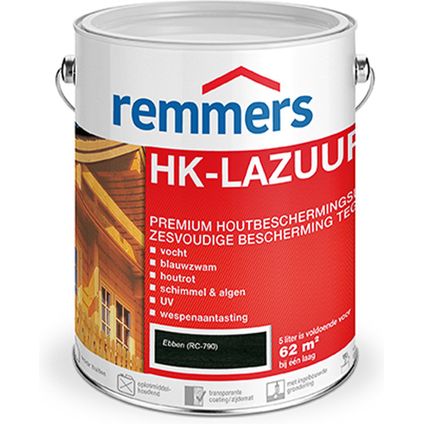 Remmers HK lazuur 3 in 1 houtbescherming Ebben 0,75 liter