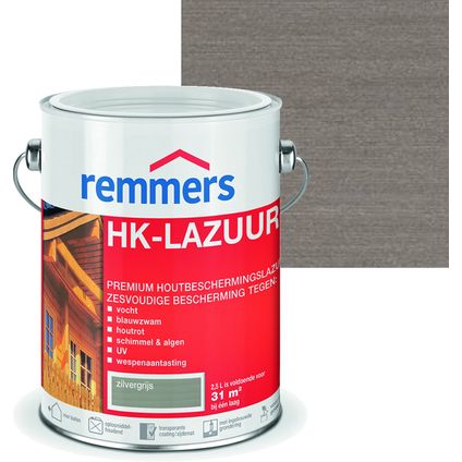 Remmers HK lazuur 3 in 1 houtbescherming Grafiergrijs 0,75 liter