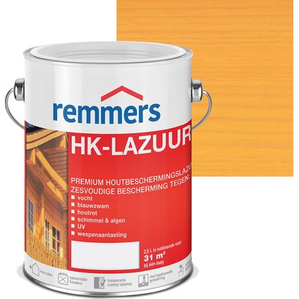 Remmers HK lazuur 3 in 1 houtbescherming Pine/Lariks 0,75 liter