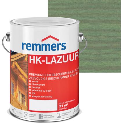 Remmers HK lazuur 3 in 1 houtbescherming Zoutgroen 0,75 liter