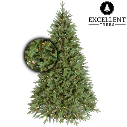 Sapin de Noël Excellent Trees® LED Ulvik 210 cm avec éclairage - Version Luxe - 460 lumières