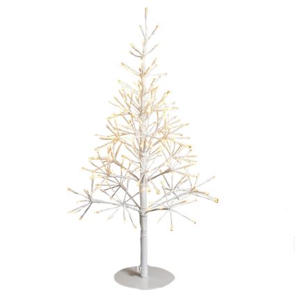 Kerstfiguur verlicht - wit licht - 88 x 50 cm - kerstboompje