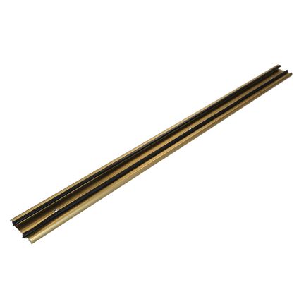 Fixman Tochtstrip - tochtwering - goud - aluminium - 91 x 6,2 cm