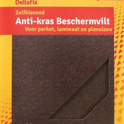 Deltafix Anti-krasvilt -1x knipvel - bruin - 90 x 100 mm - zelfklevend 2