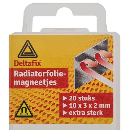 Deltafix Radiatorfolie magneten 20x - nikkel - hittebestendig 2