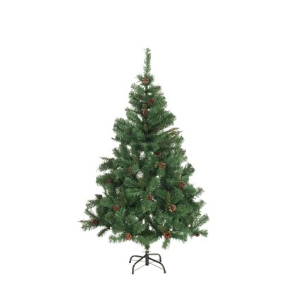 Christmas Gifts Kunstkerstboom - Spar met Dennenappels - Kerstdecoratie voor Binnen - 210 cm