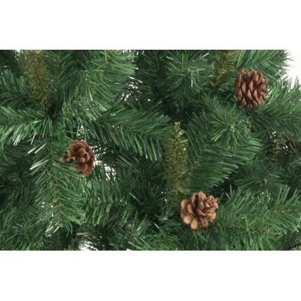 Christmas Gifts Kunstkerstboom - Spar met Dennenappels - Kerstdecoratie voor Binnen - 210 cm 2
