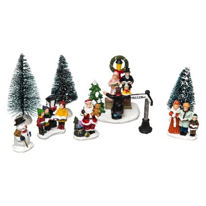 Feeric lights and christmas kerstdorp accessoires figuurtjes