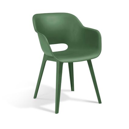Chaise de jardin Keter Akola vert 57x56x80cm