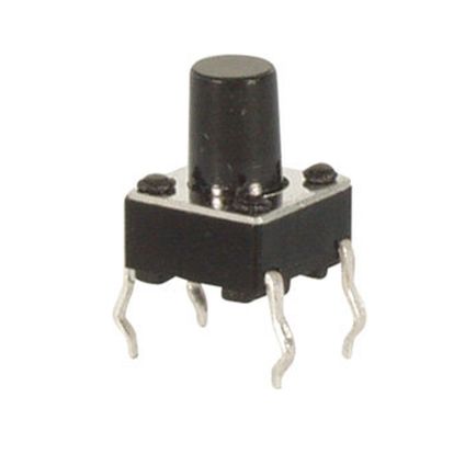 Interrupteur à bouton-poussoir pour circuit imprimé OFF-(ON) - 9x6mm - Par 1 pièce