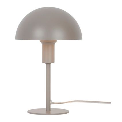 Nordlux tafellamp Ellen mini mat bruin ⌀16cm E14