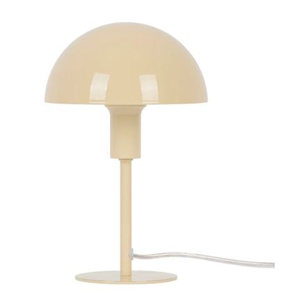 Nordlux tafellamp Ellen mini geel glans ⌀16cm E14
