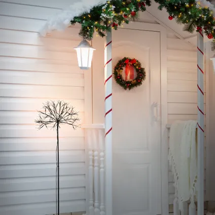 Arbre lumineux 240 LED blanc chaud sapin de Noël décoration intérieur/extérieur 9