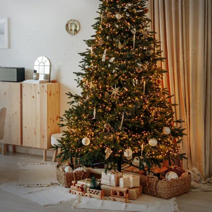 Guirlande lumineuse 800 LED blanc chaud décoration Noël intérieur/extérieur 24 m 9