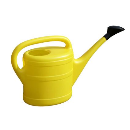Geli Gieter - geel - kunststof - broeskop - 5 liter