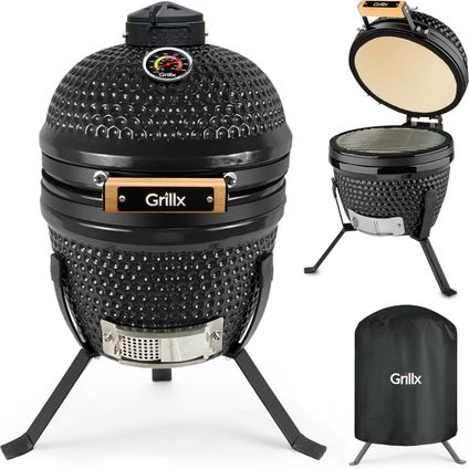 GrillX Kamado BBQ - 13 Inch - Incl. Hoes
