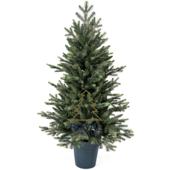 Praxis Royal Christmas Kunstkerstboom Mini in pot 105cm | inclusief LED-verlichting via netstroom aanbieding