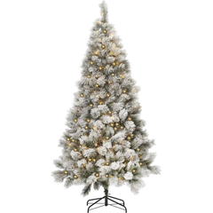 Praxis Royal Christmas Kunstkerstboom Chicago 240cm met sneeuw | inclusief LED-verlichting aanbieding