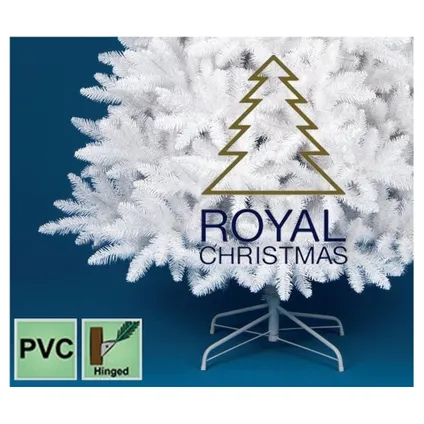 Royal Christmas Sapin de Noël Artificiel Blanc Washington Promo 210cm 3