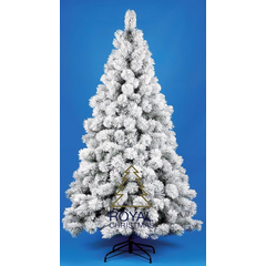 Praxis Royal Christmas Kunstkerstboom Chicago 240cm met sneeuw aanbieding