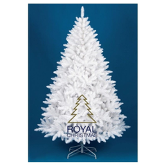 Praxis Royal Christmas Witte Kunstkerstboom Washington Promo 150cm aanbieding