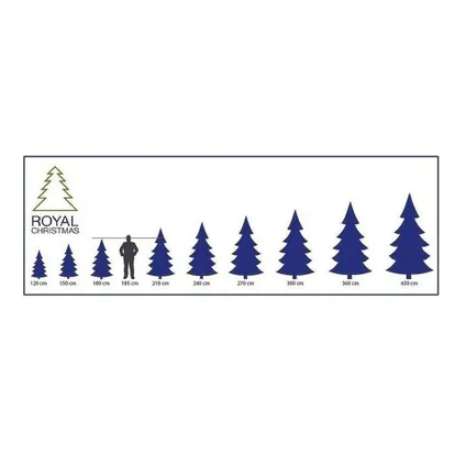 Royal Christmas® Kunstkerstboom Washington 150 cm | Éclairage LED multi-couleurs 9