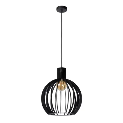 Lucide hanglamp Mikaela zwart ⌀35cm E27 2