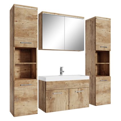 Meuble de salle de bain de Paso XL - Badplaats - Chene – Armoire meuble