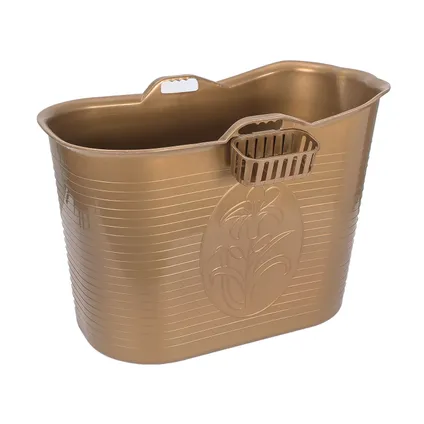 FlinQ Bath Bucket 1.0 - Badkuip - Zitbad - 185L - Goud