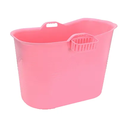 FlinQ Bath Bucket 1.0 - Baignoire - Bain de siège - 185L - Rose