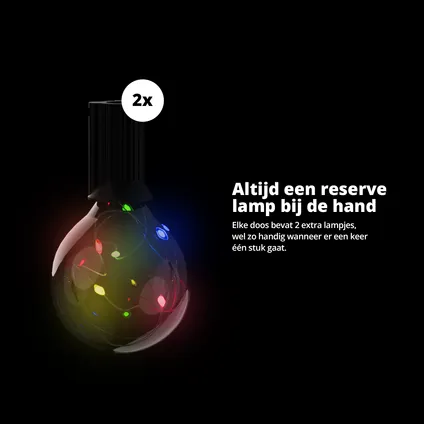 FlinQ Smart Light Garland - Guirlande lumineuse d'intérieur et d'extérieur - 15M - RGB - Noir 5