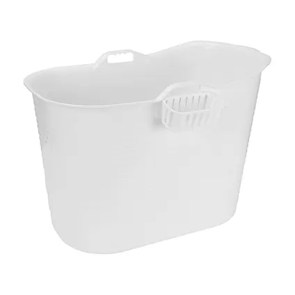 FlinQ Bath Bucket 1.0 - Baignoire - Baignoire assise - 185L - Blanc