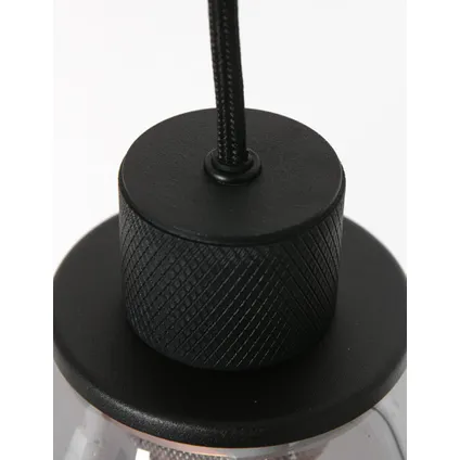 Steinhauer suspension Reflexion - noir - verre - 30 cm - E27 (grande raccord) - 3079ZW 7